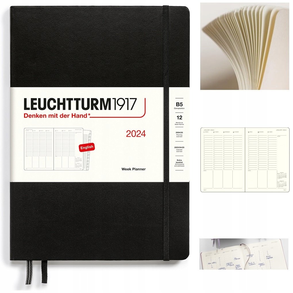 LEUCHTTURM1917 Planer kalendarz książkowy B5 tyg.