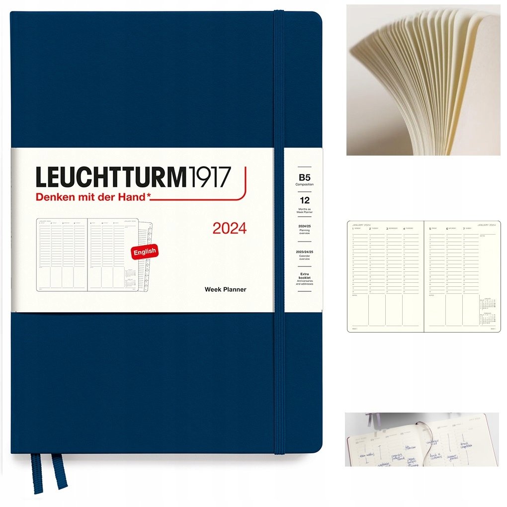 LEUCHTTURM1917 Planer kalendarz książkowy B5 tyg.