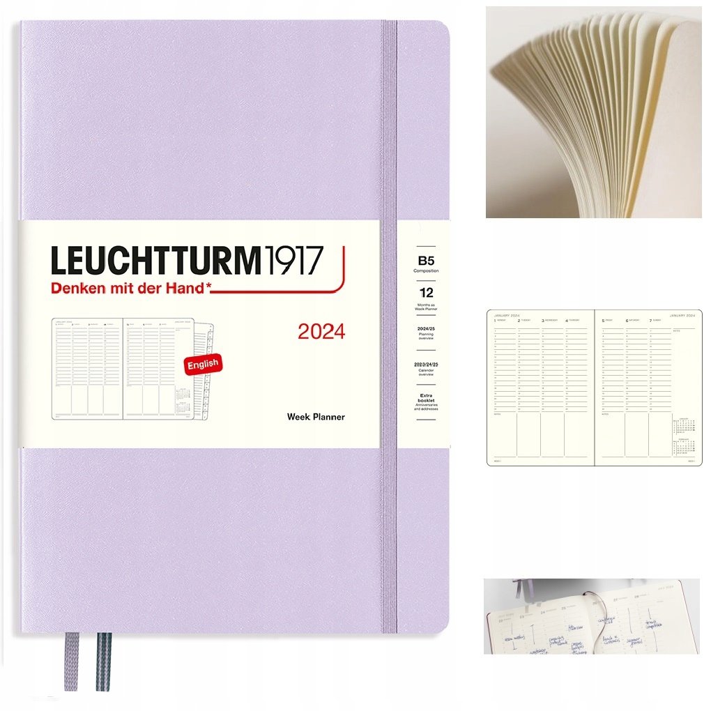 LEUCHTTURM1917 Planer kalendarz książkowy B5 tyg.