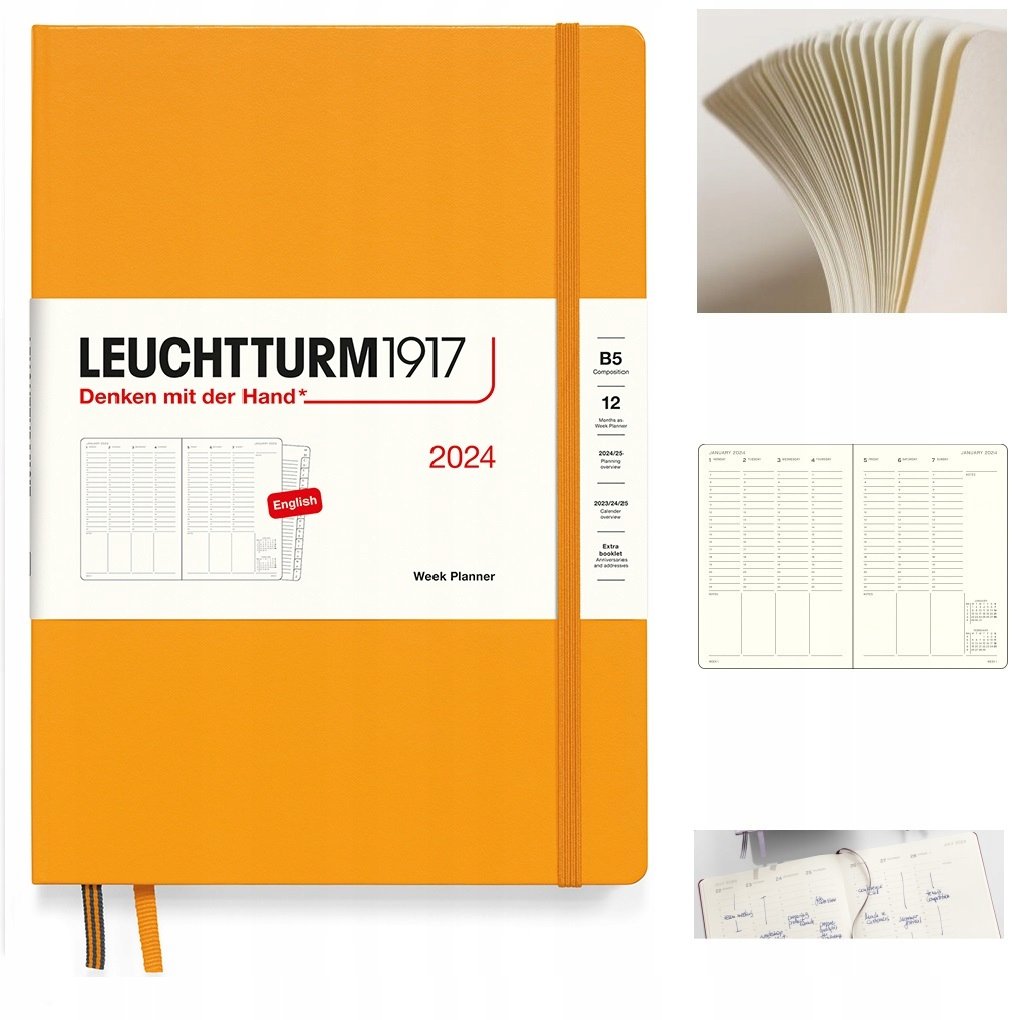 LEUCHTTURM1917 Planer kalendarz książkowy B5 tyg.
