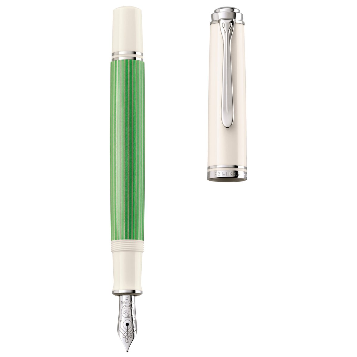 PelikanPióro wieczne M605 F Souveran Zielono-Biały