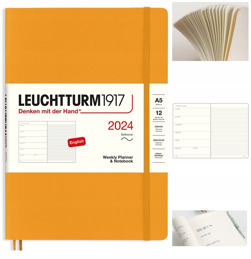 LEUCHTTURM1917 Planer kalendarz książkowy A5 tyg.