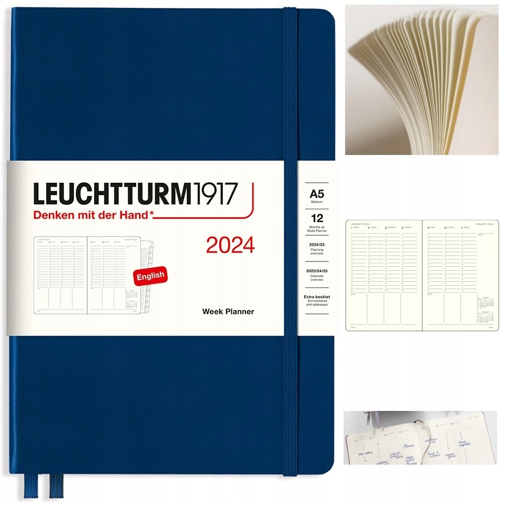 LEUCHTTURM1917 Planer kalendarz książkowy A5 tyg.