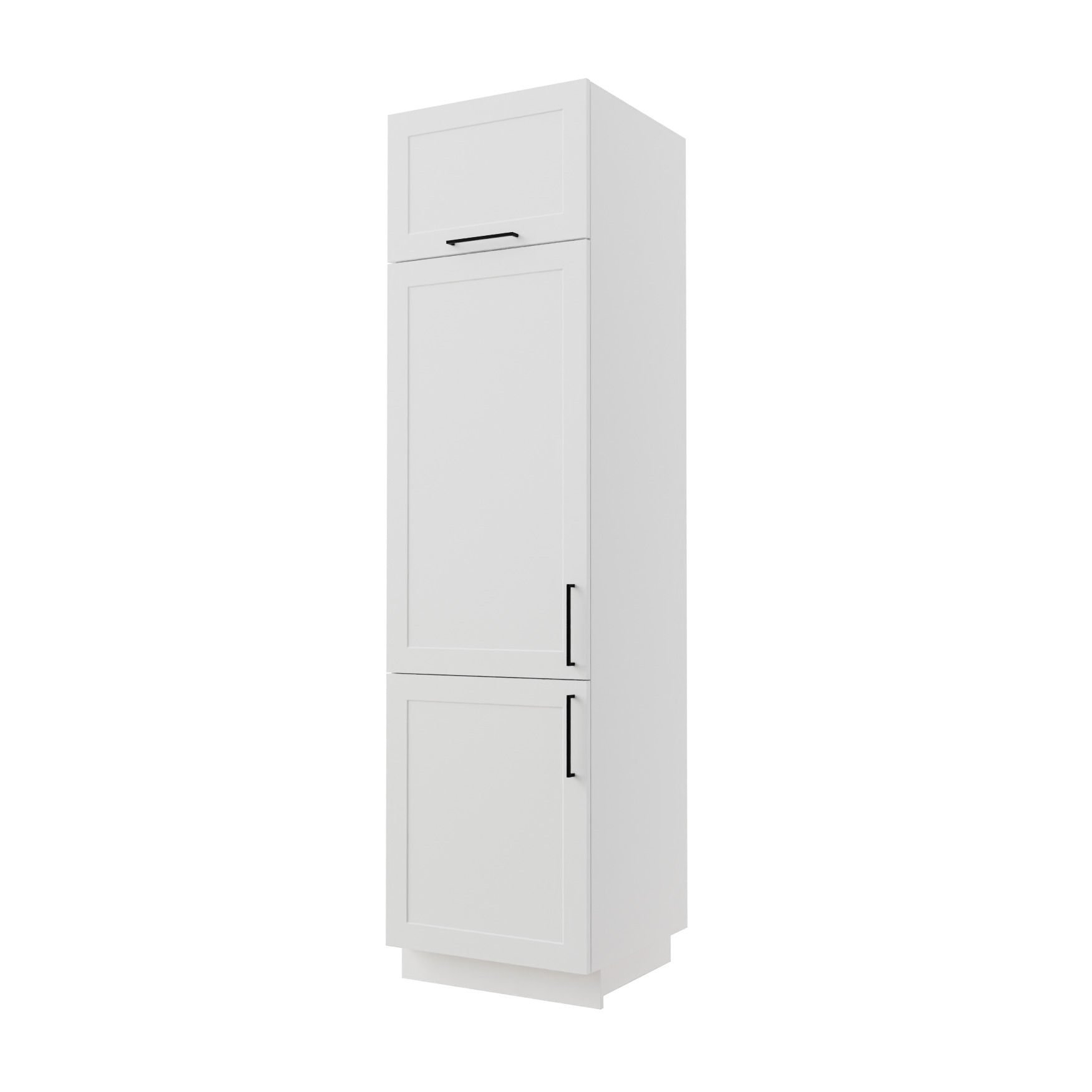 Słupek Wysoki Arco 60X220 Cm Mdf Folia Biały Mat Blum Podnośnik Gazowy