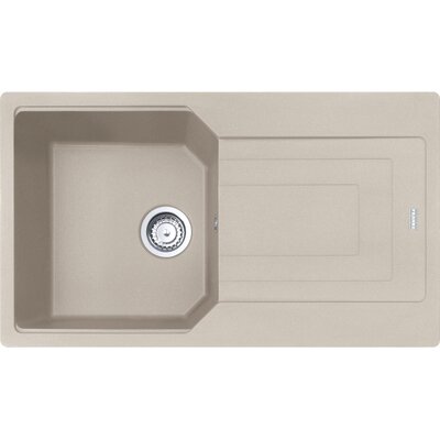 Franke Urban UBG 611-86 GSC Zlewozmywak granitowy jednokomorowy 86x50 cm orzechowy 114.0687.283