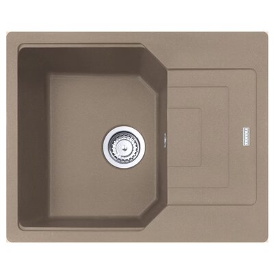 Franke Urban UBG 611-62 GSC  Zlewozmywak granitowy jednokomorowy 62x50 cm cappuccino 114.0687.264
