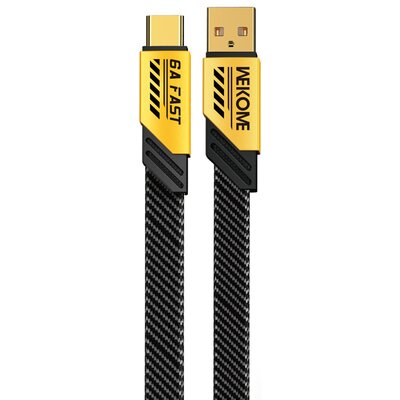 WEKOME WDC-190 Mecha Series - Kabel połączeniowy USB-A do USB-C Fast Charging 1 m (Żółty)