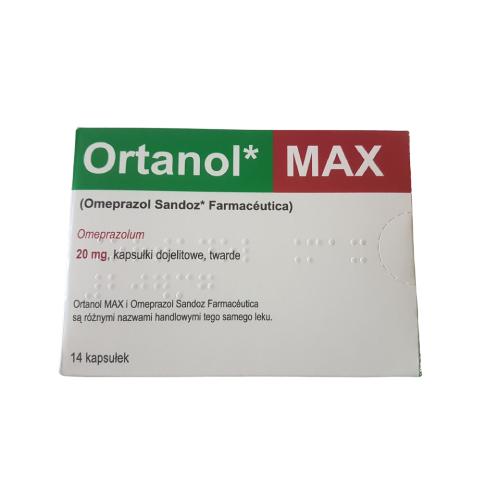 Ortanol Max 20mg, 14kaps. DELFARMA