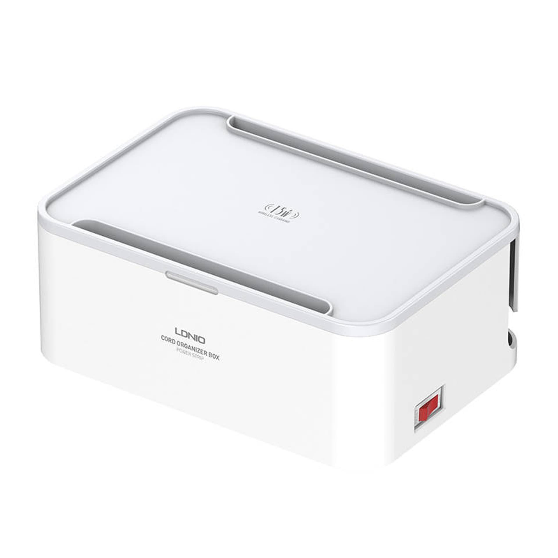 Listwa zasilająca z organizerem, 5x AC, 3x USB, LDNIO SN5310W (biała)