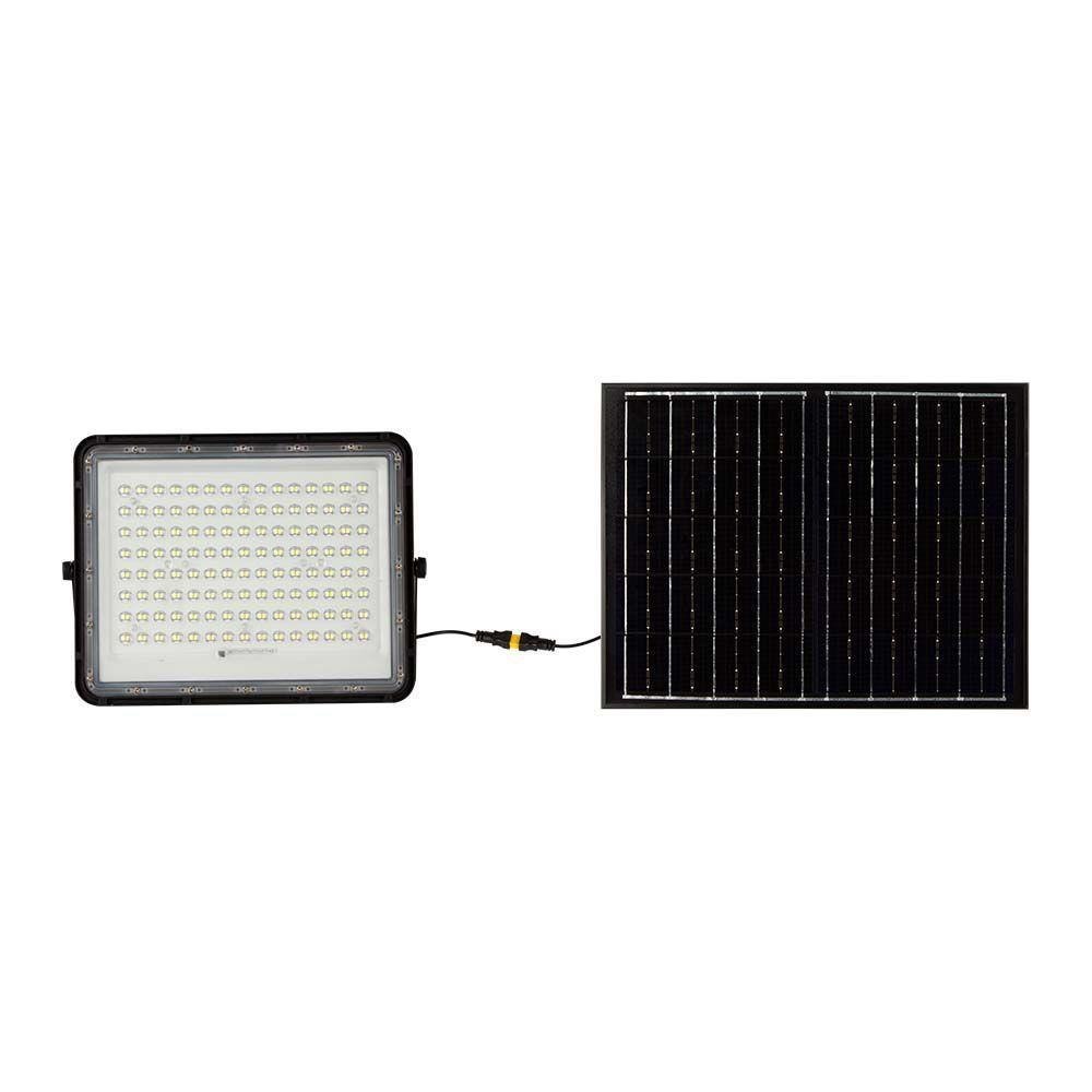 Projektor LED Solarny V-TAC 20W Pilot, AUTO, Timer, IP65 Czarny VT-180W 4000K 1800lm