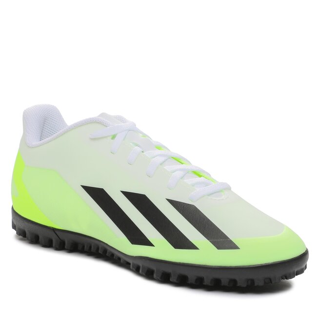 Buty adidas X Crazyfast.4 Turf Boots IE1583 Ftwwht/Cblack/Luclem