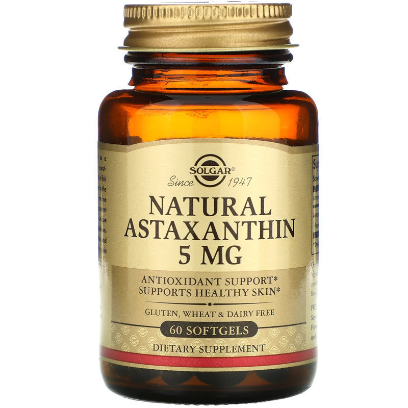 Solgar Natural Astaxanthin 5Mg 60Caps