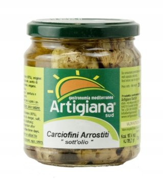Artigiana Pieczone Karczochy w oleju 280g