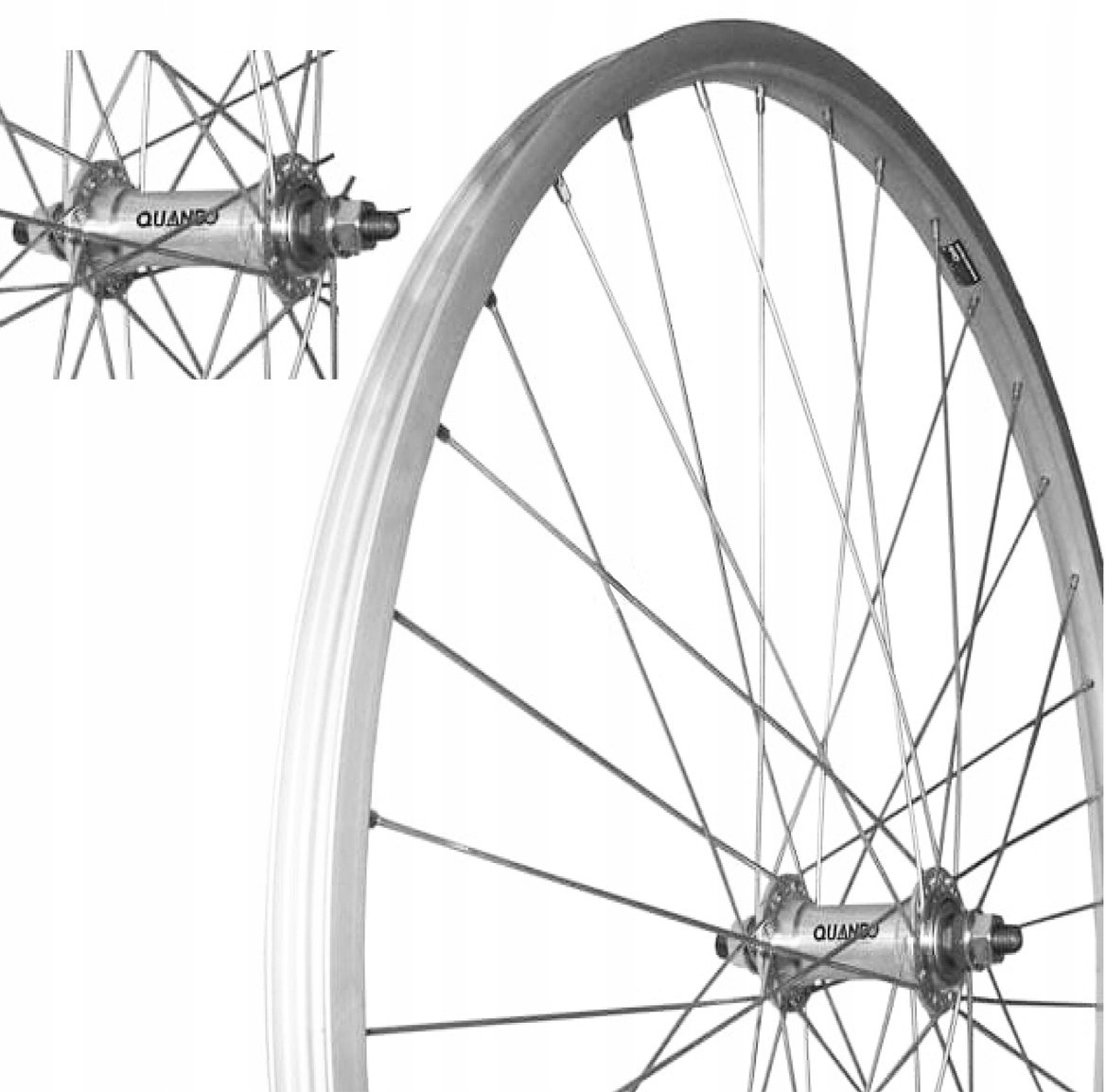 Koło do roweru 26" przód alu piasta Quando