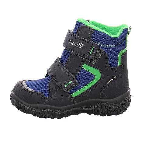 Superfit Husky śniegowce chłopięce, Szary, zielony, 2020, 28 EU Schmal