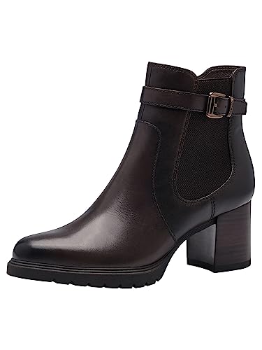 Tamaris Damskie botki 1-1-25385-41, Mocca, 39 EU