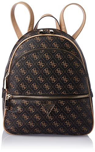 GUESS Manhattan duży plecak damski, Brązowy, One Size