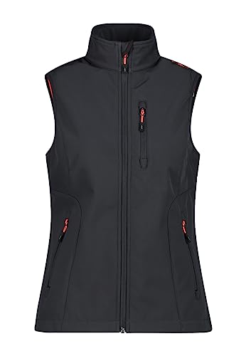 CMP Damska kamizelka Softshell, Antracyt i mak, 44