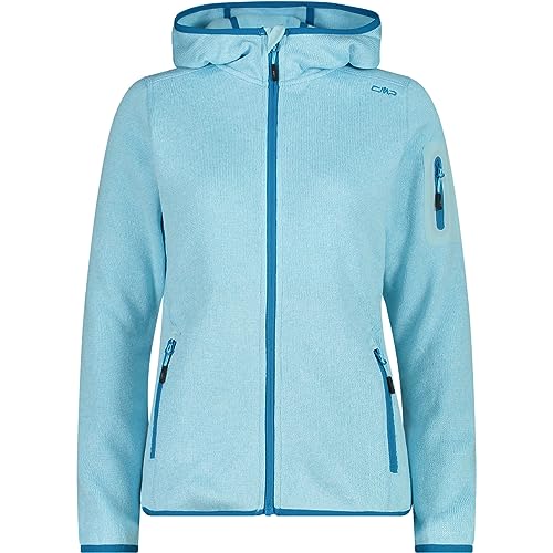CMP damska kurtka Knit-Tech ze stałym kapturem, Anice-Jadeit, 50