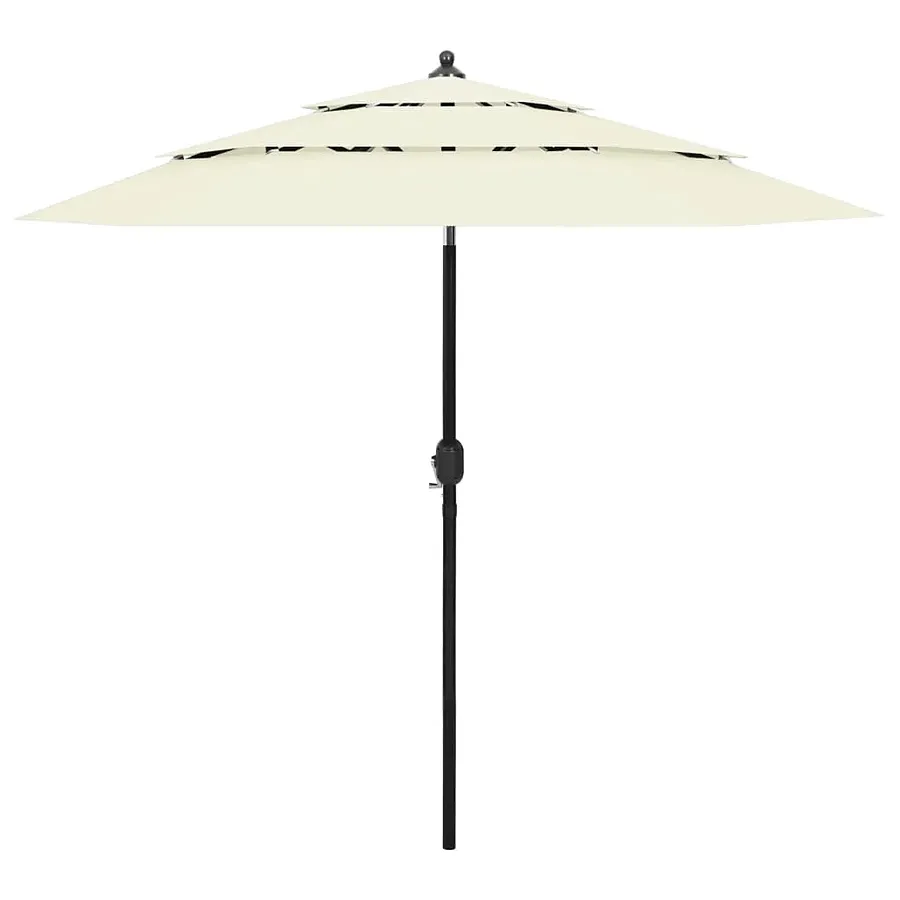 Piaskowy parasol ogrodowy z aluminiowym słupkiem P5-F26