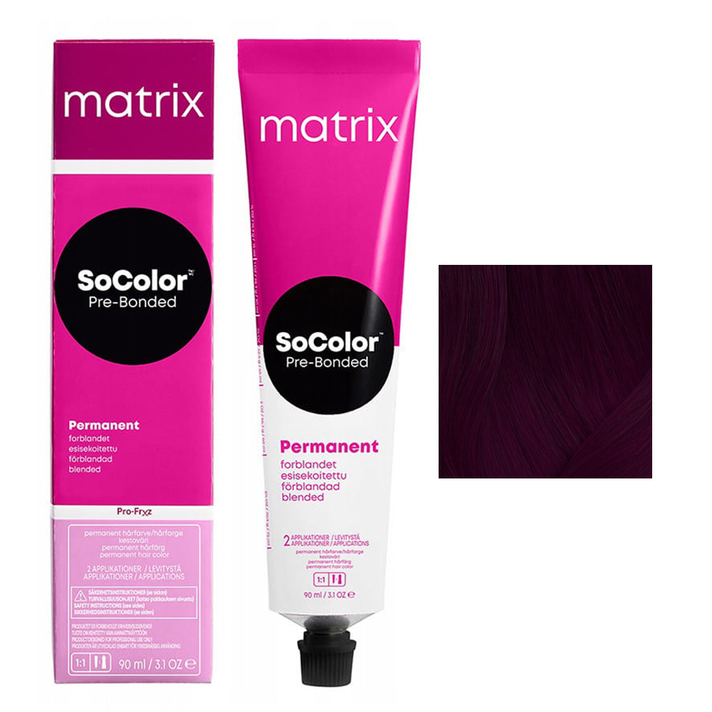 Matrix SoColor, farba do włosów z technologią Pre-Bonded, 4VA, 90ml