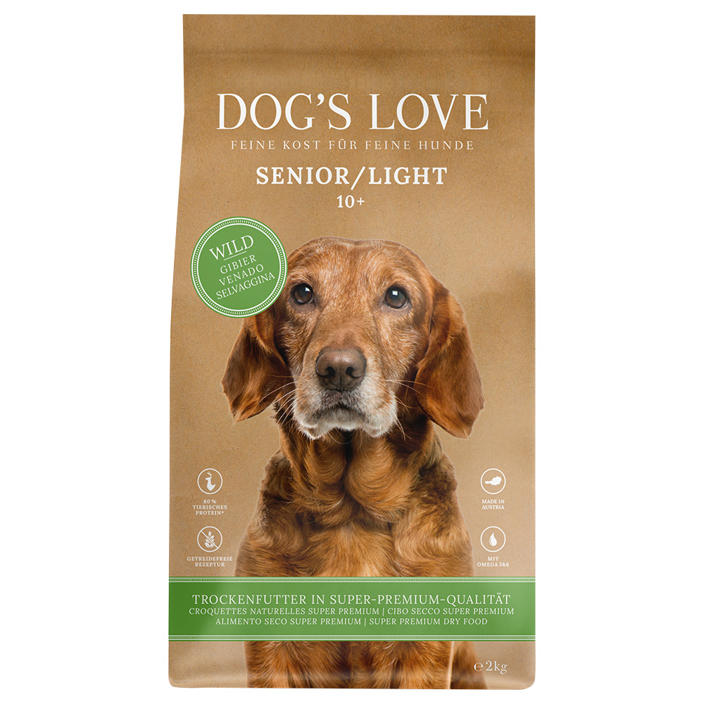 Dog´s Love Senior/Light, dziczyzna - 2 kg