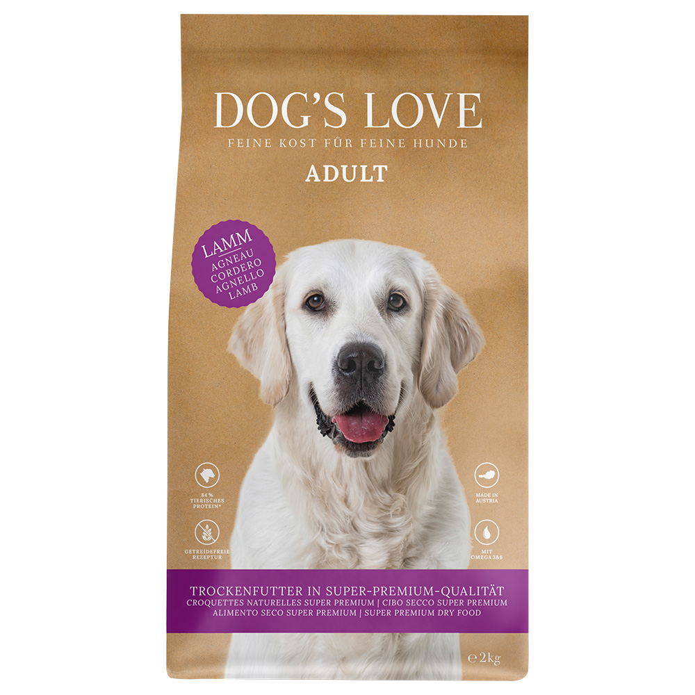 Dog´s Love Adult, jagnięcina - 2 kg