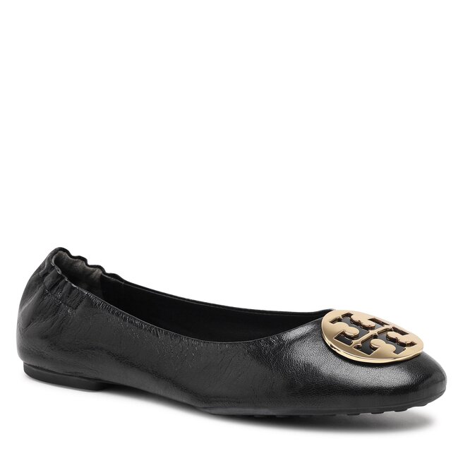 Baleriny Tory Burch Claire Ballet 147379 Perfect Black/Perfect Black/Gold 001