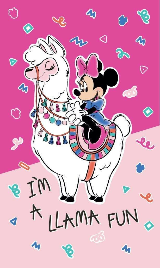 Ręcznik do przedszkola rączek 30x50 Minnie lama