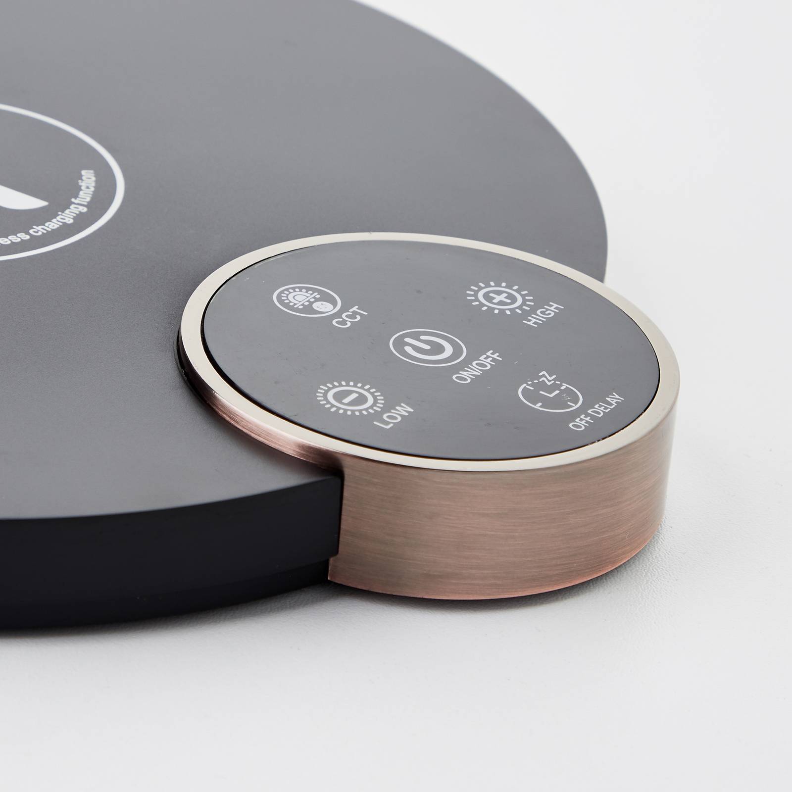 Brilliant Lampka biurkowa LED Officehero, CCT, czarna