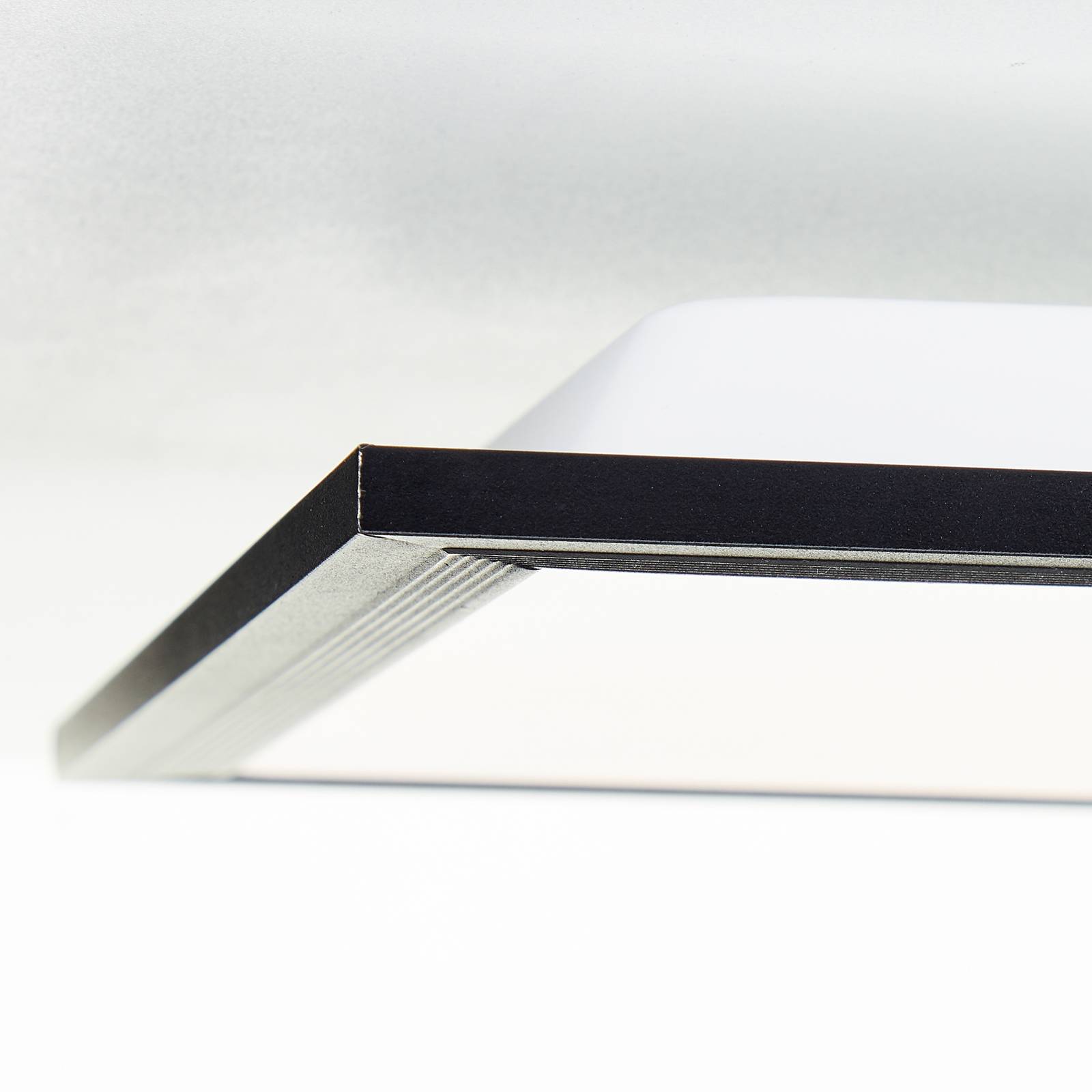 Brilliant Panel LED Briston, czarny 4 000 K