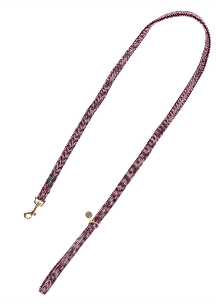 Nomad Tales Calma, smycz, kolor burgundowy - Dł. 120 cm, szer. 15 mm