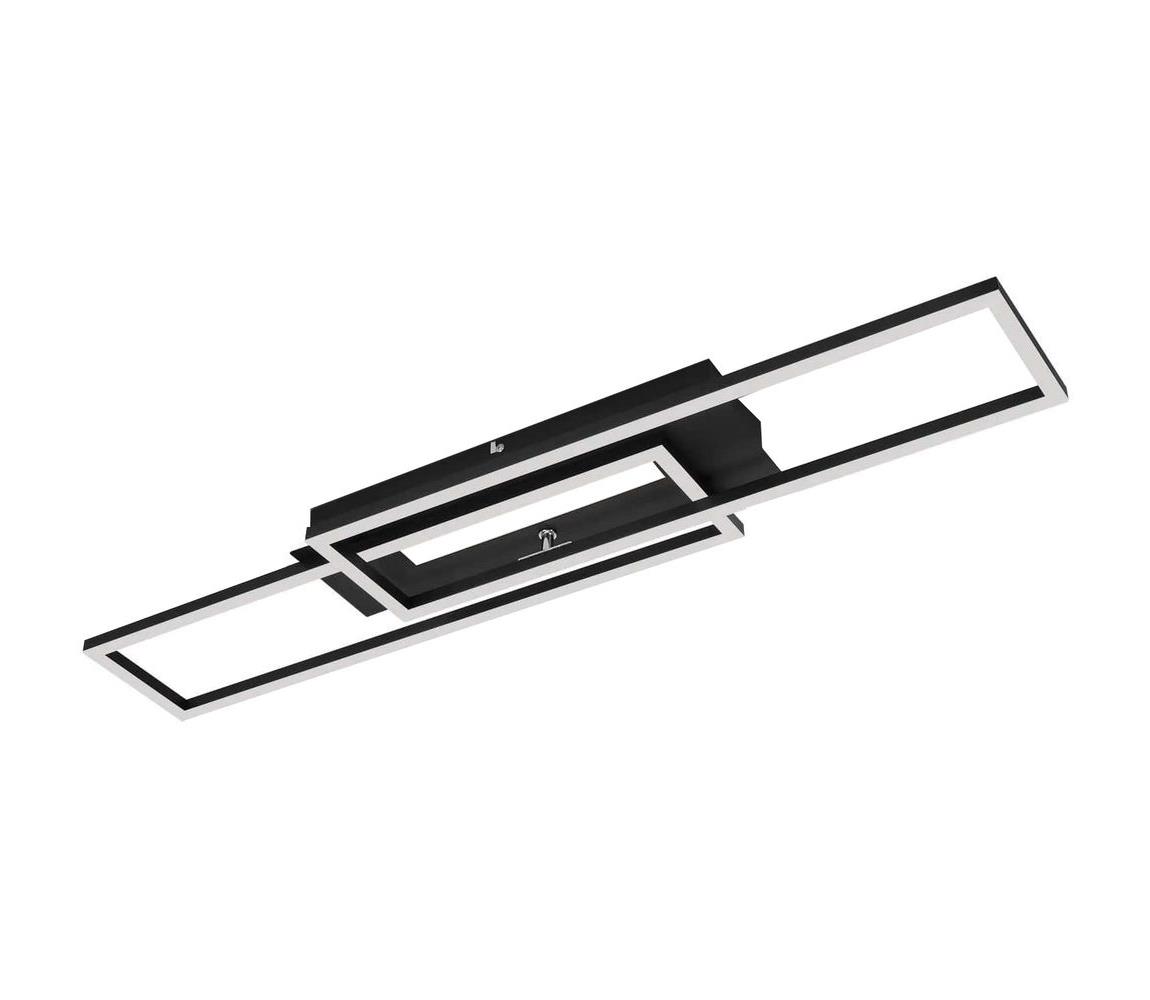 Brilo - LED Żyrandol natynkowy FRAME 2xLED/20W/230V czarny