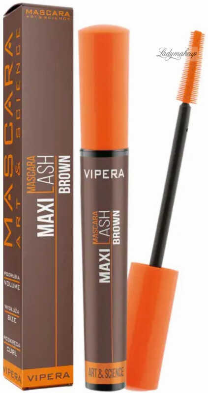 VIPERA - Art&Science MAXI LASH Mascara - Tusz do rzęs - 9 ml - Maxi Lash Brown