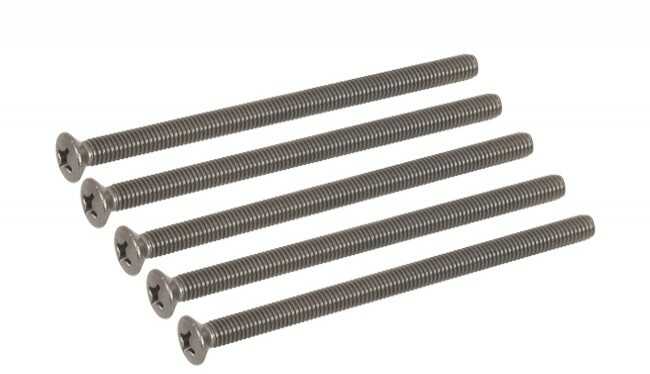 Zestaw montażowy długość 100mm kolor F6/F9 - INOX/tytan (5szt.)