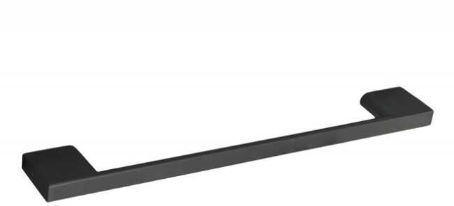 Uchwyt meblowy PAROS (rozstaw: 128 mm), czarny