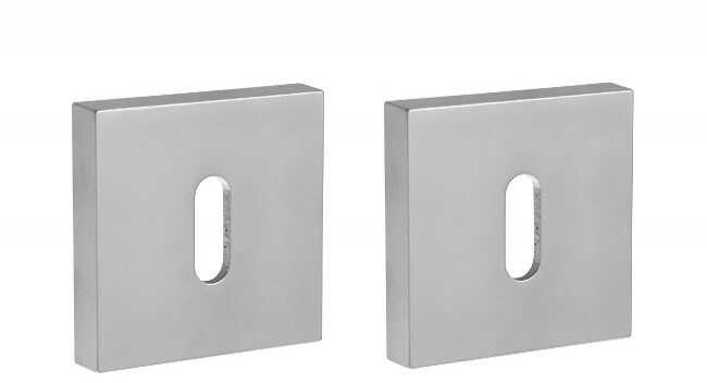 Szyld kwadratowy GAMET PLT-26-N-08-KW, na klucz, chrom/satyna