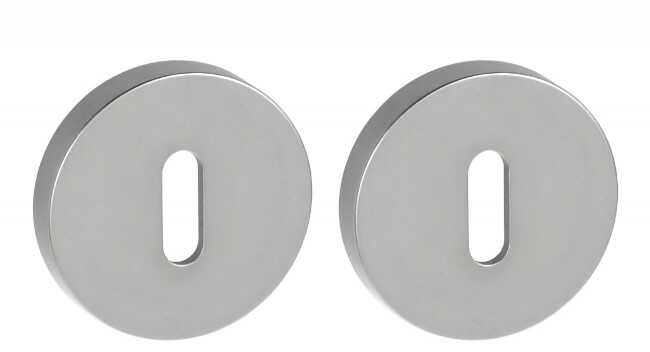 Szyld okrągły GAMET PLT-26-N-08, na klucz, chrom/satyna