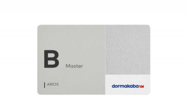 Karta programująca Master B Mifare do okuć elektronicznych dormakaba