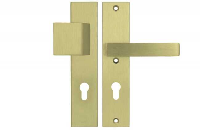 Pochwyt-klamka Axa ROYAL ++ 72 WB klasa 3, kolor F3 -złoty (grubość drzwi 74-83 mm)