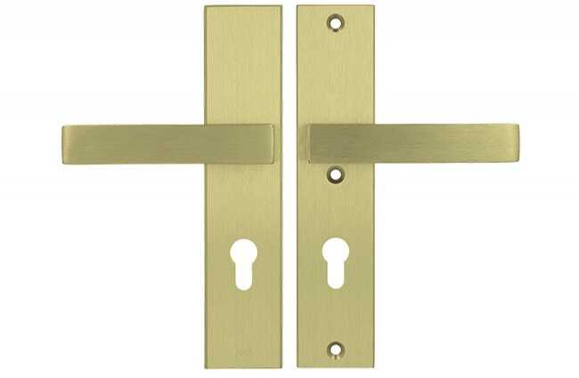 Klamka Axa ROYAL++ 72 WB klasa 3, kolor F3 - złoty (grubość drzwi 74-83 mm)