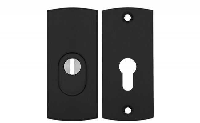 Rozeta Axa APOLLO/JUPITER/ARROW/DIVA WB klasa 3 z zabezpieczeniem wkładki FLEX (p.poż.), kolor F8 - czarny