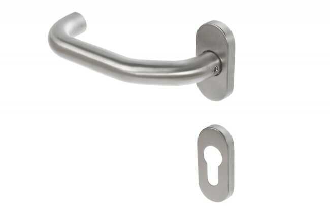 Klamka 1/2 PURE 8100V/6621 (OVAL) 6679PZ lewa (90050055089)