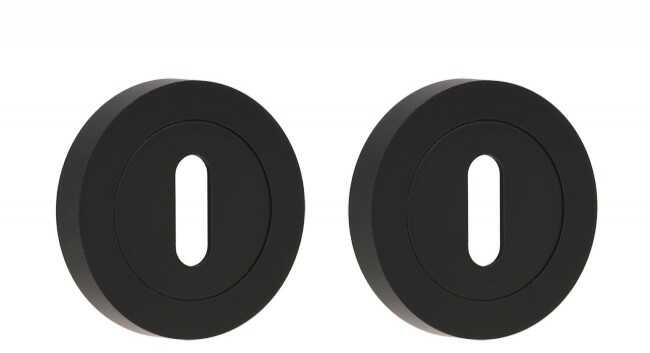 Szyld okrągły GAMET PLT-24-N-L36-BL na klucz, czarny