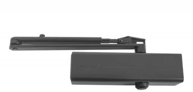 Samozamykacz Assa-Abloy DC140 z ramieniem antracyt EN2/3/4/5 (skrzydło do 100 kg, max.szer.1250 mm )