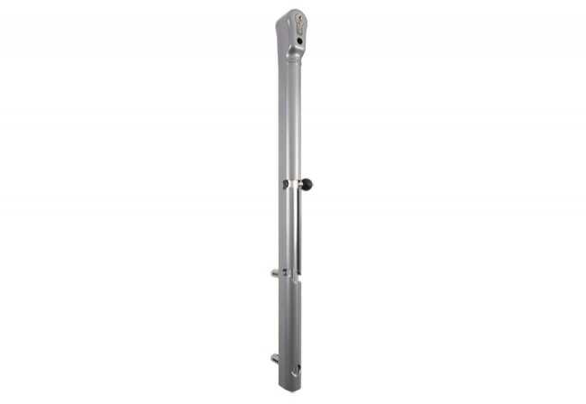 Zamykany rygiel dolny 37 mm Locinox KEYDROP, aluminium (ZILV)