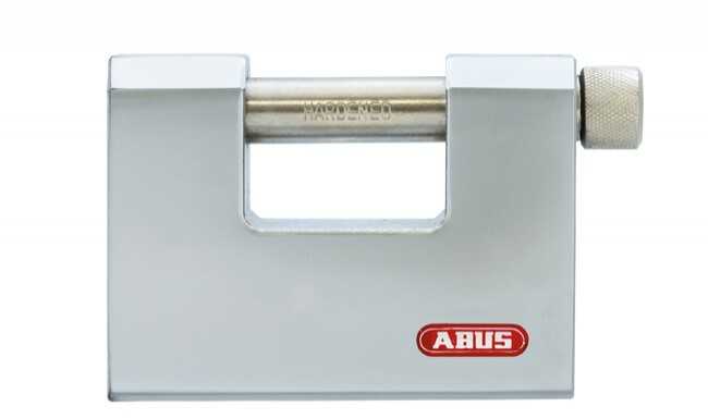 Kłódka stalowa trzpieniowa ABUS 888/85 (monobloc), 4 klucze nawiercane