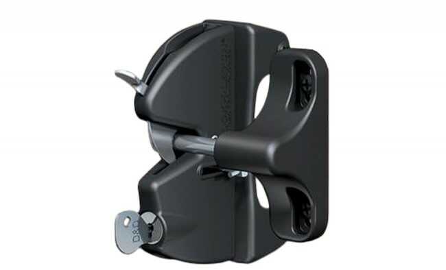 Zamek samozatrzaskowy do bram i furtek D&D (LLAAB) na kluczyk