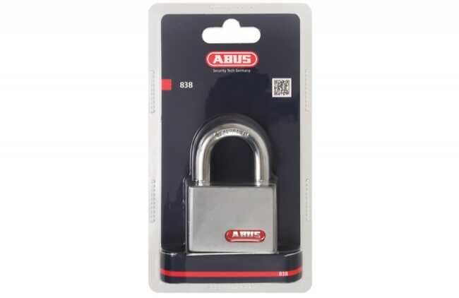 Kłódka stalowa ABUS 838/50, 4 klucze dyskowe