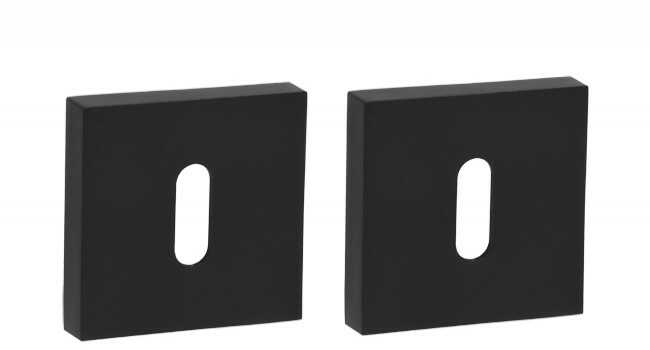 Szyld dzielony kwadratowy na klucz do klamki AREUS Kuchinox, czarny